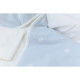 Рушник із капюшоном Childhome 80x80 flower blue, арт. CCBCMBF, для купання немовлят