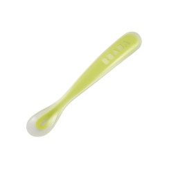 Силіконова ергономічна ложка Beaba neon, арт. 913380