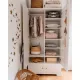 Комплект детской мебели Bellamy Ines White (шкаф для одежды и комод), 2 в 1 — со скидкой 7%