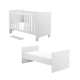 Детская кроватка Pinio Calmo White 140x70 см | Дитячі меблі Pinio в Україні