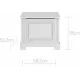 Ящик для игрушек Bellamy Ines White в детскую комнату