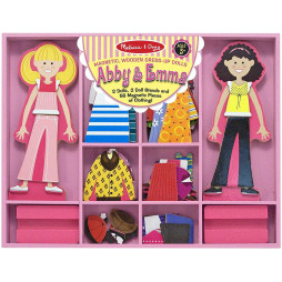 Магнітна вдягалка середня "Еббі і Емма"Melissa&Doug (MD4940)