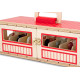 Переносна дерев'яна стайня з кіньми Melissa&Doug (MD13744)