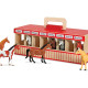 Переносна дерев'яна стайня з кіньми Melissa&Doug (MD13744)