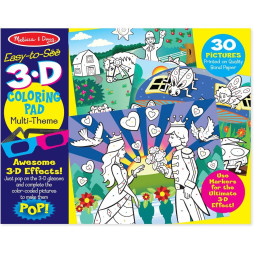 3D розмальовка по крапкам для дівчаток Melissa&Doug (MD9963)