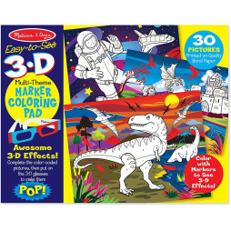 3D розмальовка по крапкам для хлопчиків Melissa&Doug (MD9964)