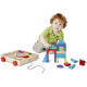 Набір дерев'яних блоків на візку Melissa&Doug (MD14209)