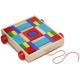 Набір дерев'яних блоків на візку Melissa&Doug (MD14209) | Дитячі іграшки Melissa & Doug (США)