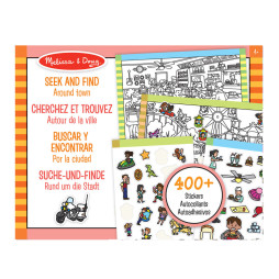 Знайди і наклей наліпку "Навколо міста" Melissa&Doug (MD30150)