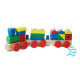 Дерев'яний поїзд з кубиків Melissa&Doug (MD572) | Дитячі іграшки Melissa & Doug (США)