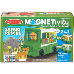 Ігровий магнітний набір "Сафарі-рятувальна машина" Melissa&Doug (MD30666)