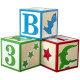 Набір з 3-х великих дерев'яних кубиків Melissa&Doug (MD30543)
