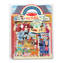 Об'ємні багаторазові наліпки "Будинок для тварин" Melissa&Doug (MD19429)