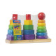 Дерев'яна геометрична пірамідка Melissa&Doug (MD10567) | Дитячі іграшки Melissa & Doug (США)
