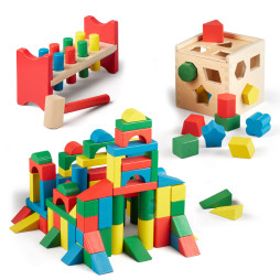 МЕГА-набір "Кубики/Сортер/Стучалка" Melissa&Doug (MD93685)