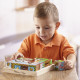 Дерев'яні кубики на платформі "Ферма" Melissa&Doug (MD775)
