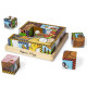 Дерев'яні кубики на платформі "Ферма" Melissa&Doug (MD775)