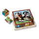 Дерев'яні кубики на платформі "Ферма" Melissa&Doug (MD775)