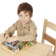 Дерев'яні кубики на платформі "Ферма" Melissa&Doug (MD775)