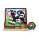 Дерев'яні кубики на платформі "Ферма" Melissa&Doug (MD775)