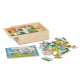 Набір із 4 пазлів в коробці "Домашні тварини" Melissa&Doug (MD3790) | Дитячі іграшки Melissa & Doug (США)