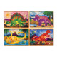 Набір із 4 пазлів в коробці "Динозаври" Melissa&Doug (MD3791)