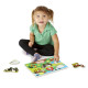Дерев'яна рамка-вкладиш "Тварини ферми", 8 елементів Melissa&Doug (MD9050)