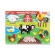 Дерев'яна рамка-вкладиш "Тварини ферми", 8 елементів Melissa&Doug (MD9050)
