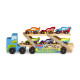 Дерев'яний мегатягач автомобілів Melissa&Doug (MD12759)