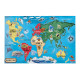 Мега-пазл "Карта світу", 33 елемента Melissa&Doug (MD10446)