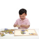 Дерев'яні пазли в рамці "Динозаври", 24 елемента Melissa&Doug (MD19066)