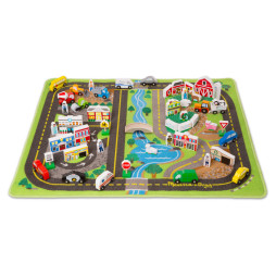 МЕГА-набір "Дорожній килимок / дерев'яні іграшки" Melissa&Doug (MD5195)
