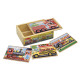 Набір із 4 пазлів в коробці "Машинки" Melissa&Doug (MD3794) | Дитячі іграшки Melissa & Doug (США)