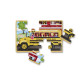 Набір із 4 пазлів в коробці "Машинки" Melissa&Doug (MD3794)