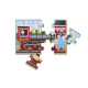 Набір із 4 пазлів в коробці "Машинки" Melissa&Doug (MD3794)