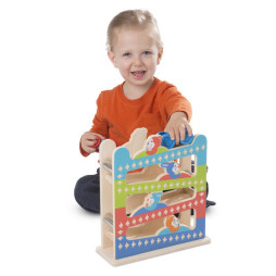 Дерев'яна звивиста рампа з машинками Melissa&Doug (MD30130)