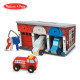 Дерев'яний гараж рятувальних машин з ключами Melissa&Doug (MD4607)