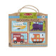 Дерев'яні пазли у футлярі "Транспортні засоби" Melissa&Doug (MD31361)