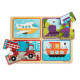 Дерев'яні пазли у футлярі "Транспортні засоби" Melissa&Doug (MD31361)