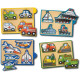Маленький набір з 4 пазлів в коробці "Машини" Melissa&Doug (MD4791)