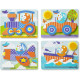 Перші дерев'яні пазли "Транспорт" Melissa&Doug (MD30133) | Дитячі іграшки Melissa & Doug (США)