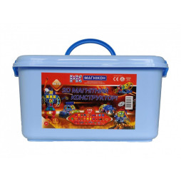 Магнітний конструктор МАГНІКОН, 170 деталей Plastic box (MK-170)
