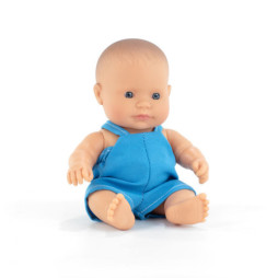 Пупс Miniland 21 см в одязі хлопчик європеєць, арт. 33000