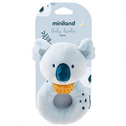 М'яка брязкальце Miniland «Koala» - сенсорна іграшка для немовлят 0+, 97382