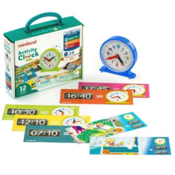 Модель механічного годинника Miniland Activity Clock, арт. 45311