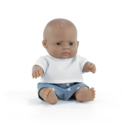 Пупс Miniland 21 см в одязі хлопчик іспанець, арт. 33005