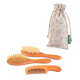 Набор деревянных расчесок Miniland Natur Haircare Chip, арт. 89338, купить в KIOSK для МАМ, Киев