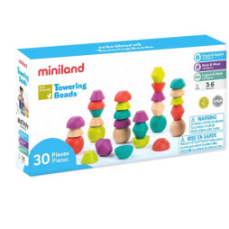 Дерев'яна гра-балансир Miniland Towering Beads, арт. 94051