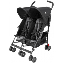Прогулянкова коляска для двійні Maclaren Twin Triumph, чорний із сірим (WM1Y120032)