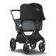 Коляска Bugaboo 2 в 1 FOX3, BLACK/GREY MELANGE, черное шасси/серый текстиль, (2306010002)